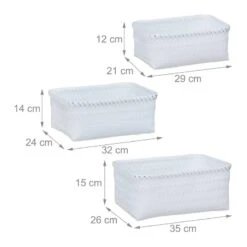 Lot De 3 Paniers De Rangement Tressés -Komar || Wenko || Amadeus Soldes Magasin 6ec733206287408bb826d59ff08bd1fa