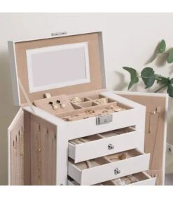 Coffre à Bijoux Avec 6 Niveaux - H32 Cm -Komar || Wenko || Amadeus Soldes Magasin 7081383f014e40b8b81d738527cdc37d