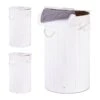 3x Panier à Linge Bambou Rond Blanc -Komar || Wenko || Amadeus Soldes Magasin 71570ba11f7e41bfbae94e390a09061a