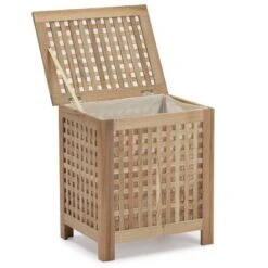 Panier à Linge Batam Avec Couvercle -Komar || Wenko || Amadeus Soldes Magasin 73ffd6fb47c249998e9d933f674b58ab