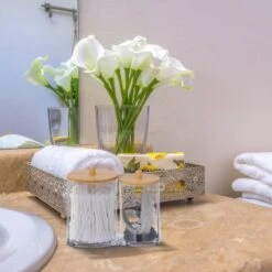 Rangement Disques De Coton & Coton-tiges -Komar || Wenko || Amadeus Soldes Magasin 744521ef6aff44b2a4f1c61df19f3781