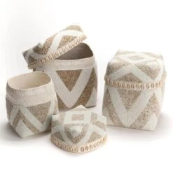 Amadeus Set De 3 Boîtes à Offrandes Ethnique