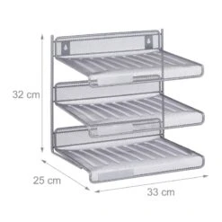 Rangement à Documents Métal 3 Casiers -Komar || Wenko || Amadeus Soldes Magasin 791c3eec94284cfc81e247f5f8a3df6d