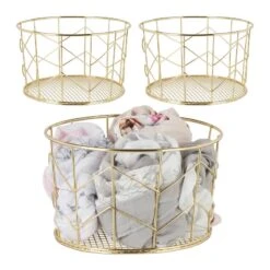 Lot De 3 Corbeilles Fil De Fer En Noir -Komar || Wenko || Amadeus Soldes Magasin 79f3797ae65c435e85689d1613901c96