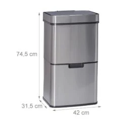 Poubelle De Tri Sélectif 3 Compartiments 15 Poubelle De Tri Sélectif 3 Compartiments -Komar || Wenko || Amadeus Soldes Magasin 79fe285ef5ef415cae525f243b919c0a