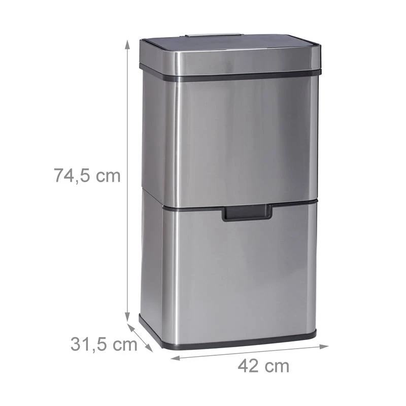 Poubelle De Tri Sélectif 3 Compartiments 9 Poubelle De Tri Sélectif 3 Compartiments – Image 7