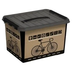 Boîte De Rangement Q-line Vélo 22 Litres -Komar || Wenko || Amadeus Soldes Magasin 7aea3c783d764b2b961c75f469a73695