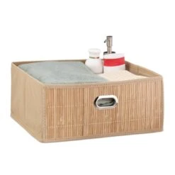 Panier De Rangement En Bambou Plat -Komar || Wenko || Amadeus Soldes Magasin 7bbcb91310f7490d9a7c013f37a1f195