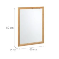 Miroir Mural Avec Cadre En Bambou -Komar || Wenko || Amadeus Soldes Magasin 7cda4814a20c4528b9f94b90d93665fd