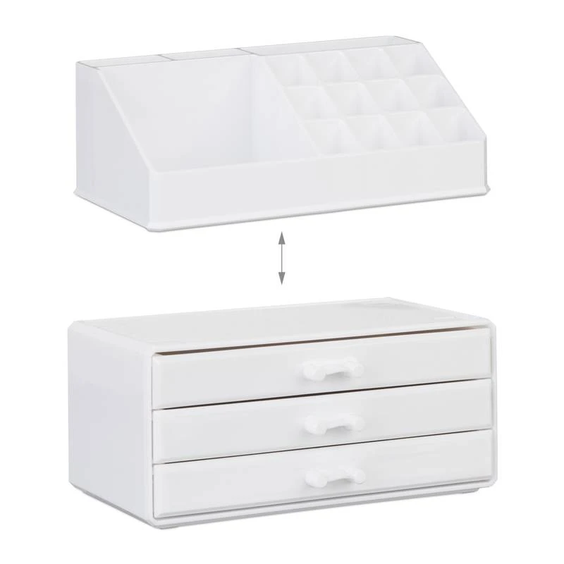 1x Organiseur Maquillage 3 Tiroirs Noir 16 1x Organiseur Maquillage 3 Tiroirs Noir – Image 14