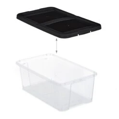 Boîtes à Chaussures Noires Lot De 24 -Komar || Wenko || Amadeus Soldes Magasin 7d8bee50e61c4a0cb6e37b006d3b9060