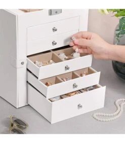 Coffre à Bijoux Avec 6 Niveaux - H32 Cm -Komar || Wenko || Amadeus Soldes Magasin 7e3c0578e50445b5ad5bf3a7b9760c21