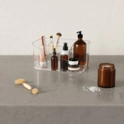 Umbra Organiseur à Cosmétique Glam Transparent -Komar || Wenko || Amadeus Soldes Magasin 7fa56bd0cccc4a06a8ba875224c18fea