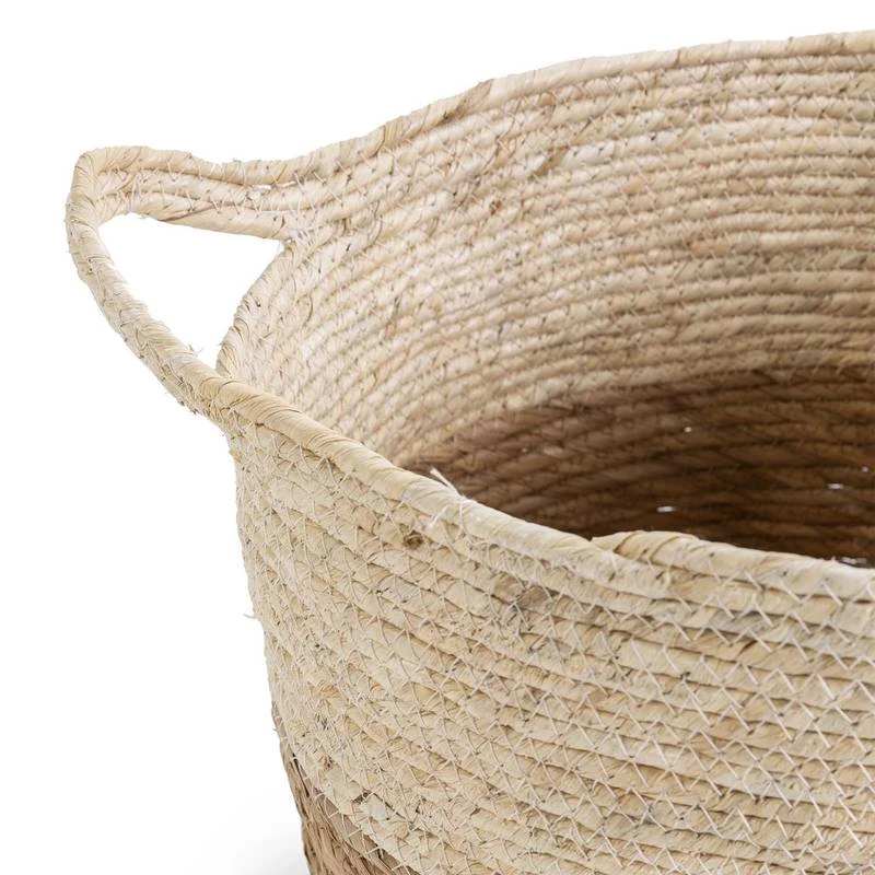 Set De 3 Paniers Brais Fibre Naturelle 6 Set De 3 Paniers Brais Fibre Naturelle – Image 4