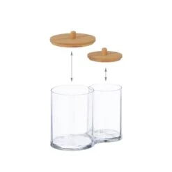 Rangement Disques De Coton & Coton-tiges -Komar || Wenko || Amadeus Soldes Magasin 86bbc9390e3c4c79bd4606a3de164fc4