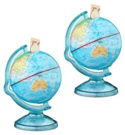 2x Tirelires En Forme De Globe