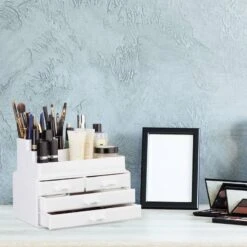 2x Organiseurs De Maquillage 4 Tiroirs -Komar || Wenko || Amadeus Soldes Magasin 884ed9b3259d4d50af0292e29807f7e0 1