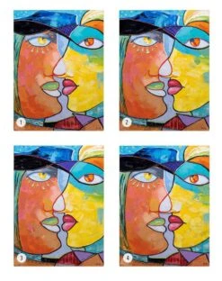 Tableau Peint à La Main Face To Face -Komar || Wenko || Amadeus Soldes Magasin 895f158814ff4dbd89f97f9746cf3a9f