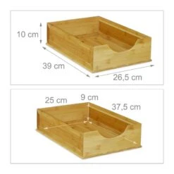 Corbeille à Documents En Bambou -Komar || Wenko || Amadeus Soldes Magasin 89863e9b1a344000b3d044c98e0d89ad