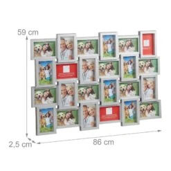 Cadre Pêle-mêle 24 Photos -Komar || Wenko || Amadeus Soldes Magasin 8a312d470d7743f6ba1950d4de7be8b6