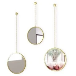 Umbra Miroirs Ronds Suspendus Dima (Lot De 3)
