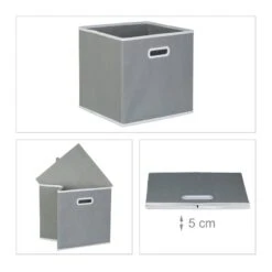 Boîte De Rangement Pliable Lot De 2 -Komar || Wenko || Amadeus Soldes Magasin 8bc9671604b6412089c6b905d1baf6e6