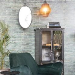 Miroir Ovale En Métal Noir -Komar || Wenko || Amadeus Soldes Magasin 8cac6973b1bd4008bc5c9b09baf4292f