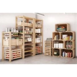 Caisse En Bois Brut De Rangement 40 X 30 -Komar || Wenko || Amadeus Soldes Magasin 9095359d2629452cb5882f53b2920851