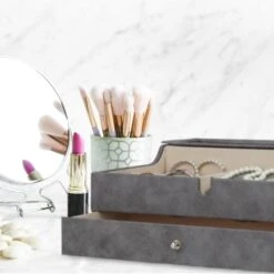 Boîte à Bijoux Aspect Cuir -Komar || Wenko || Amadeus Soldes Magasin 910acc3b82b546ad95de0e1513f120d7