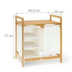 Panier à Linge Bambou 40 L -Komar || Wenko || Amadeus Soldes Magasin 9131b218e6c24cd28949bf22a1b6b0d3