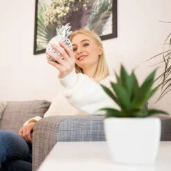 Tirelire Ananas Argenté -Komar || Wenko || Amadeus Soldes Magasin 91e6d88b931a4dca9a8eea1311d99b00