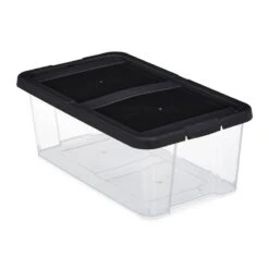 Boîtes à Chaussures Noires Lot De 24 -Komar || Wenko || Amadeus Soldes Magasin 9473f995cf7d48448a66fbe6f6c4a92f