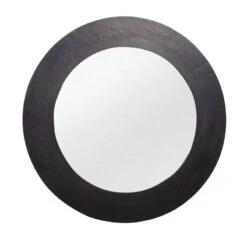 Miroir Rond 50 Nickel
