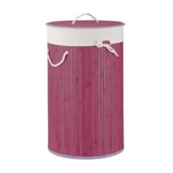 3x Panier à Linge Bambou Rond Blanc -Komar || Wenko || Amadeus Soldes Magasin 94ddf94031434e3385a697e8269c49f2