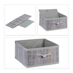 6x Paniers De Rangement En Bambou -Komar || Wenko || Amadeus Soldes Magasin 94ffe62b53fc435e8a68359402b3c257 2