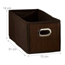 Panier De Rangement En Bambou étroit -Komar || Wenko || Amadeus Soldes Magasin 95356f8831314a88afdf8a4446a98b75