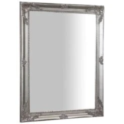 Miroir Avec Cadre Argenté