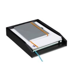 Bac à Lettres Empilable Noire