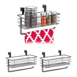 3x Paniers Suspension Avec Porte-rouleau -Komar || Wenko || Amadeus Soldes Magasin 9cf89066f8384a219b7e3453171f83c1