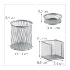 Set De 3 Fournitures De Bureau En Métal -Komar || Wenko || Amadeus Soldes Magasin 9fa808692edf4ca591b5287a27559f39