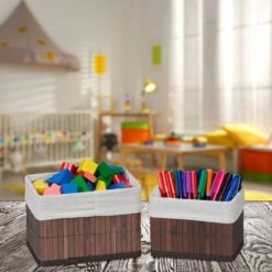 Lot De 12 Paniers De Rangement Noir -Komar || Wenko || Amadeus Soldes Magasin a0e597de1d7040dea58435e6e6e75371 1