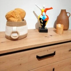 5 Paniers Marron Blanc Poignées Bois -Komar || Wenko || Amadeus Soldes Magasin a1037e3725704d98b79ff04e1f8b1399