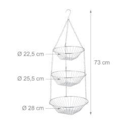 Panier à Suspendre 3 étages -Komar || Wenko || Amadeus Soldes Magasin a159f32909e74138ab06fce826961b6b