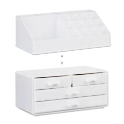 1x Organisateur Cosmétiques 4 Tiroirs -Komar || Wenko || Amadeus Soldes Magasin a404247b1df04f24af10da061dc9eb12 1