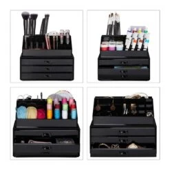 1x Organiseur Maquillage 3 Tiroirs Noir 26 1x Organiseur Maquillage 3 Tiroirs Noir -Komar || Wenko || Amadeus Soldes Magasin a584dd0276a84a09ad5f083f06110d73