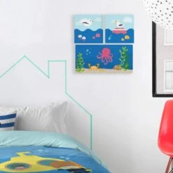 Yellow Submarine Toile 27x27 (B) Cm -Komar || Wenko || Amadeus Soldes Magasin a7c12eca697343f5ba94c06912d9d732