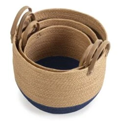 Set De 3 Paniers Tecla Fibre Naturelle -Komar || Wenko || Amadeus Soldes Magasin a95671ee357c4e87aac03f95dbb075f1