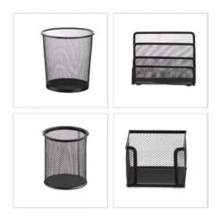 Set 4 Fournitures De Bureau En Métal -Komar || Wenko || Amadeus Soldes Magasin ab957cf349084782ad62c1b4006bc684