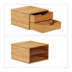 Boîte De Rangement Organiseur Bambou -Komar || Wenko || Amadeus Soldes Magasin ae0c8e4a4a954bde81070d5c90bf6a8f