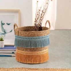 Set De 2 Paniers Indie Fibre Naturelle -Komar || Wenko || Amadeus Soldes Magasin aeabe9c772f047b79078a3f07d766174